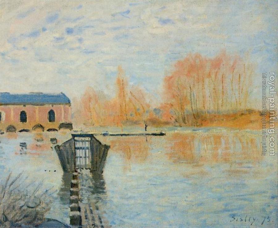 Alfred Sisley : The Marly Machine and the Dam
